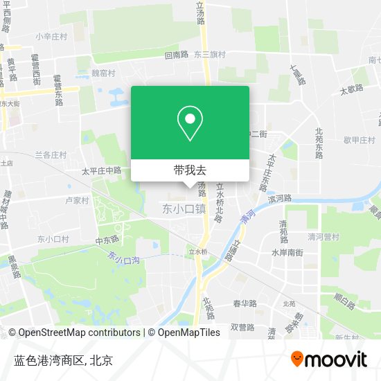 蓝色港湾商区地图