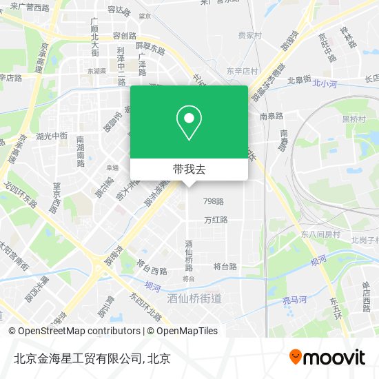 北京金海星工贸有限公司地图