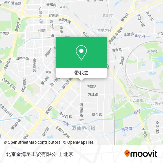 北京金海星工贸有限公司地图