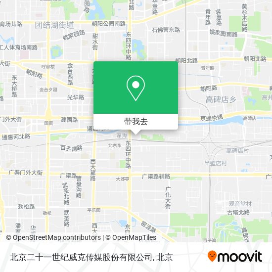 北京二十一世纪威克传媒股份有限公司地图