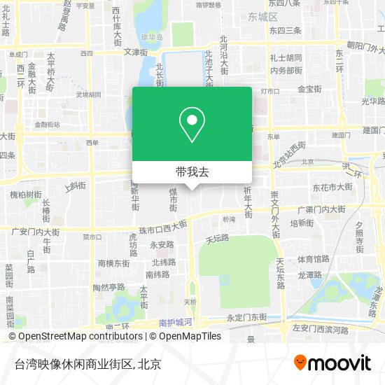 台湾映像休闲商业街区地图