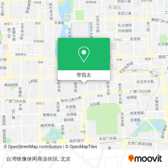 台湾映像休闲商业街区地图