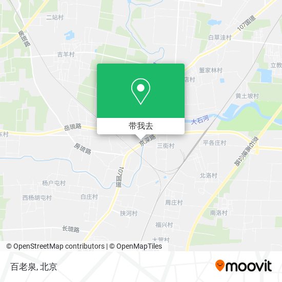 百老泉地图