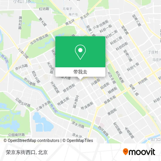 荣京东街西口地图
