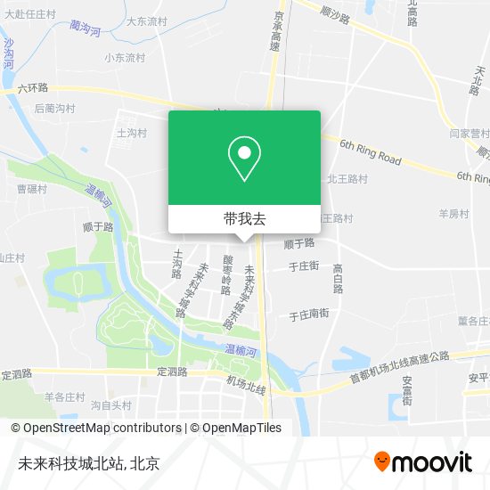 未来科技城北站地图