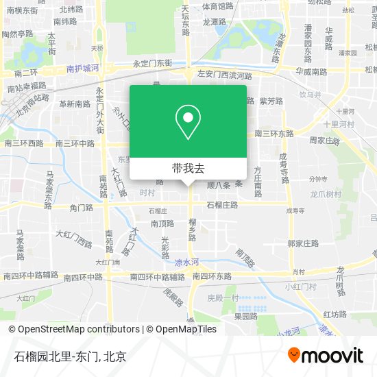 石榴园北里-东门地图