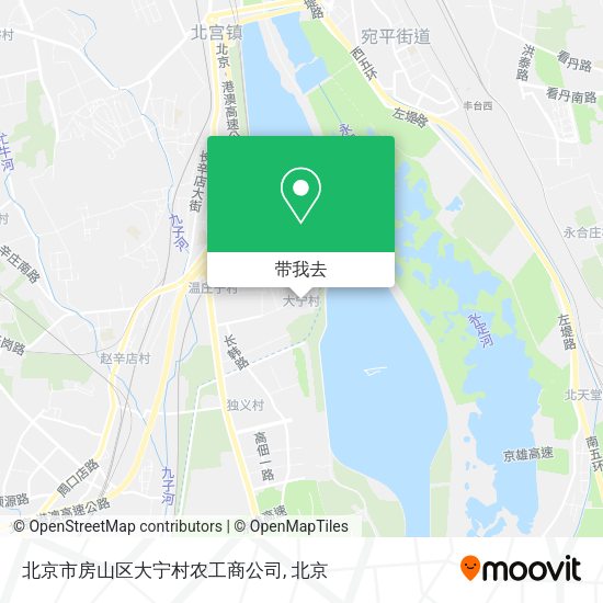 北京市房山区大宁村农工商公司地图