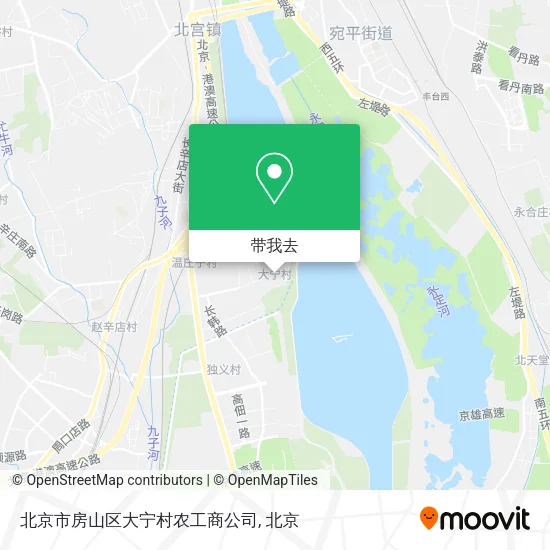北京市房山区大宁村农工商公司地图