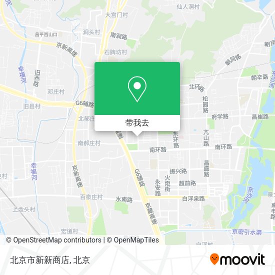 北京市新新商店地图