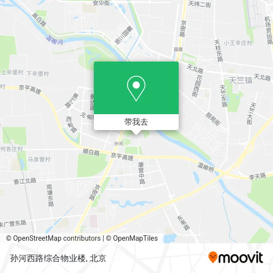 孙河西路综合物业楼地图