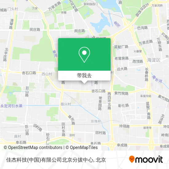 佳杰科技(中国)有限公司北京分拔中心地图