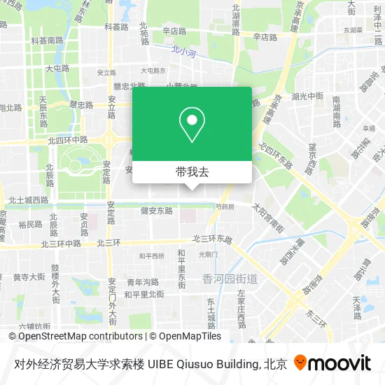 对外经济贸易大学求索楼 UIBE Qiusuo Building地图
