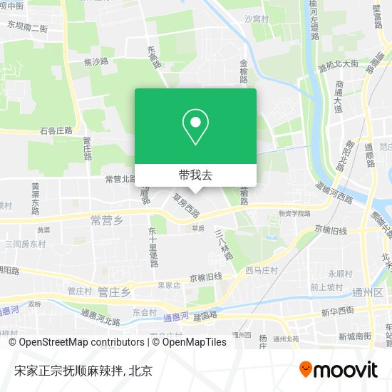 宋家正宗抚顺麻辣拌地图