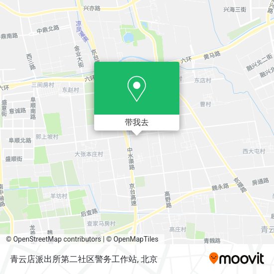 青云店派出所第二社区警务工作站地图