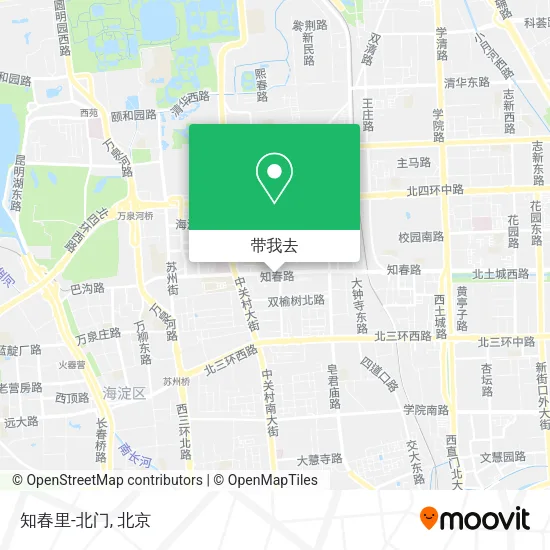知春里-北门地图