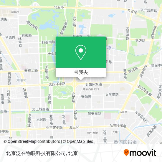 北京泛在物联科技有限公司地图