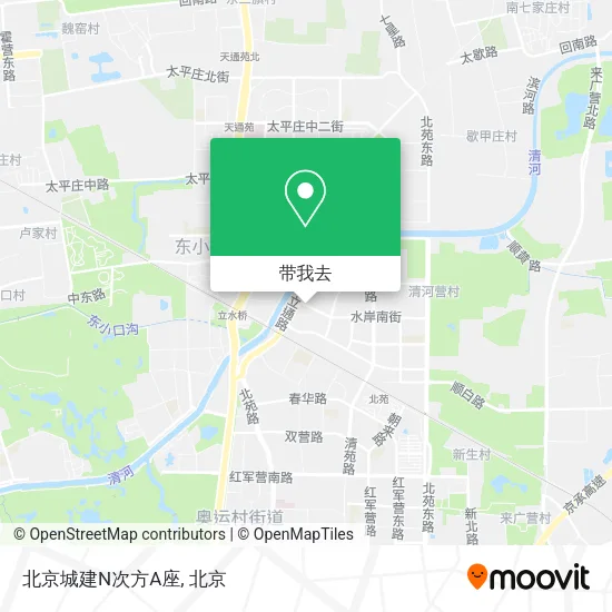北京城建N次方A座地图