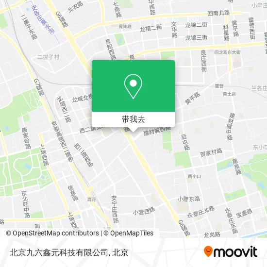 北京九六鑫元科技有限公司地图