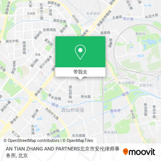 AN TIAN ZHANG AND PARTNERS北京市安伦律师事务所地图