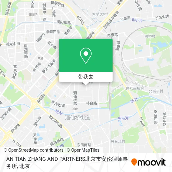 AN TIAN ZHANG AND PARTNERS北京市安伦律师事务所地图