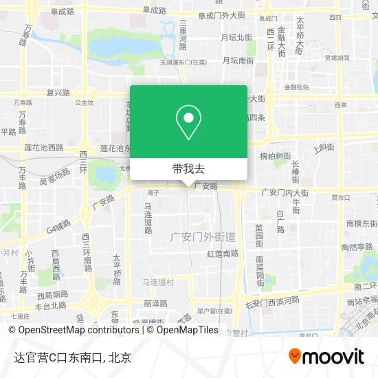 达官营C口东南口地图