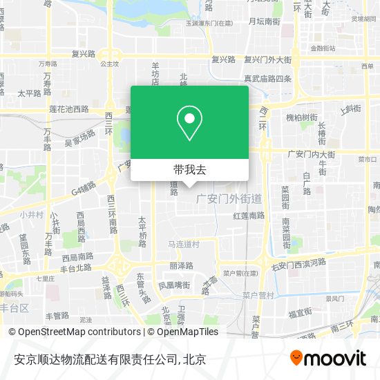 安京顺达物流配送有限责任公司地图