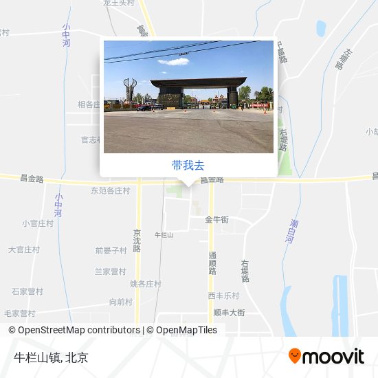 牛栏山镇地图