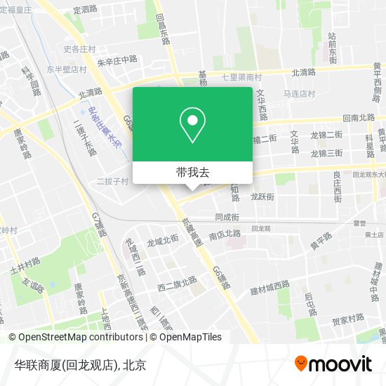 华联商厦(回龙观店)地图