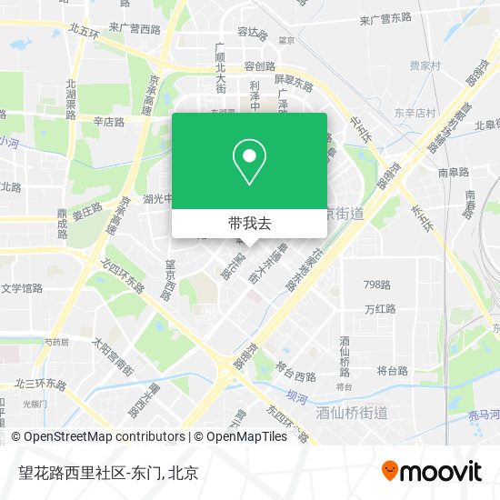 望花路西里社区-东门地图