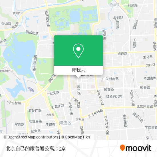 北京自己的家普通公寓地图