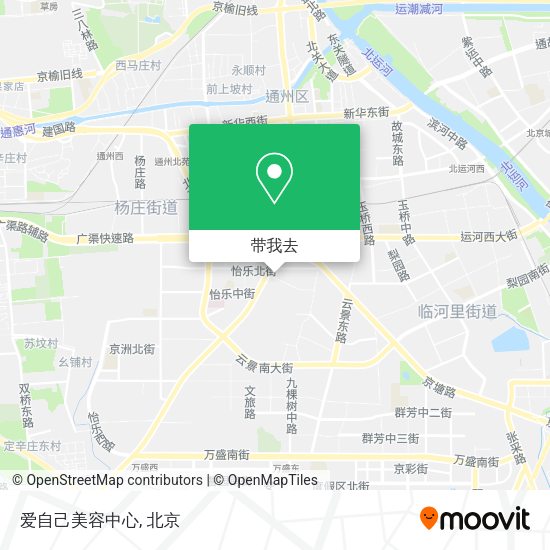 爱自己美容中心地图