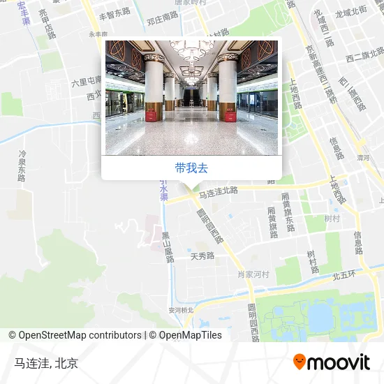 马连洼地图