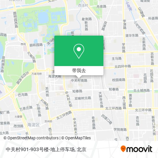 中关村901-903号楼-地上停车场地图