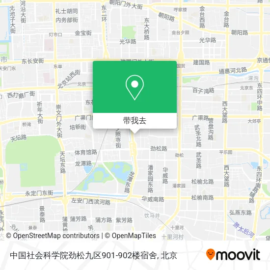 中国社会科学院劲松九区901-902楼宿舍地图