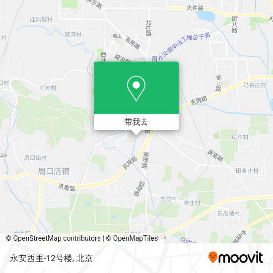 永安西里-12号楼地图