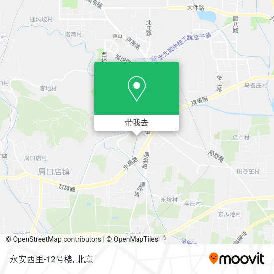 永安西里-12号楼地图