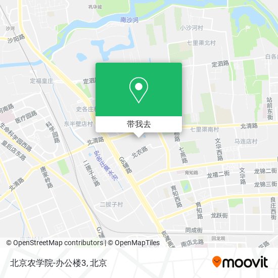 北京农学院-办公楼3地图