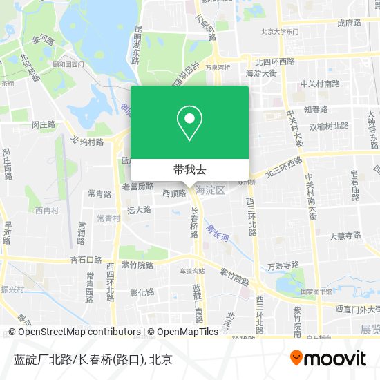 蓝靛厂北路/长春桥(路口)地图