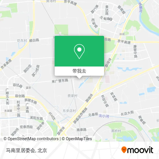 马南里居委会地图