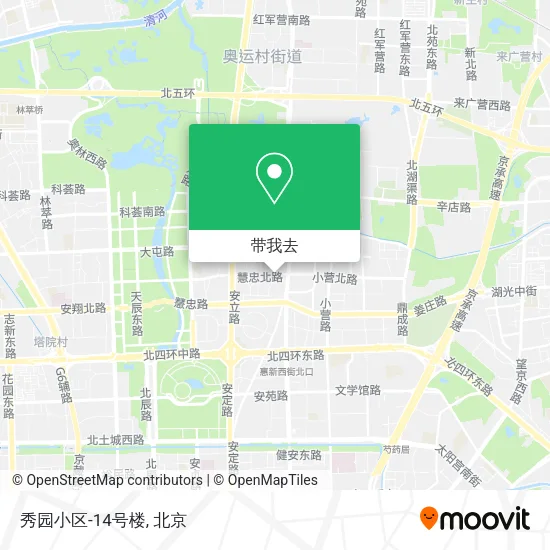 秀园小区-14号楼地图