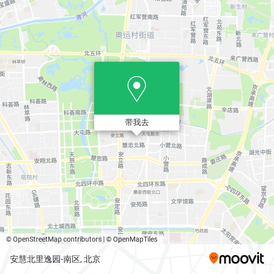安慧北里逸园-南区地图