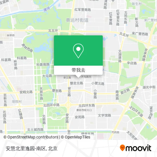 安慧北里逸园-南区地图