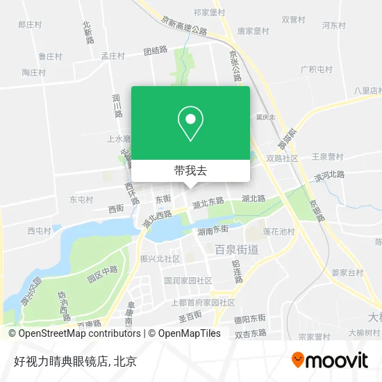 好视力睛典眼镜店地图