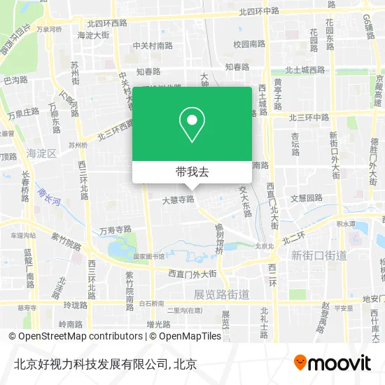 北京好视力科技发展有限公司地图