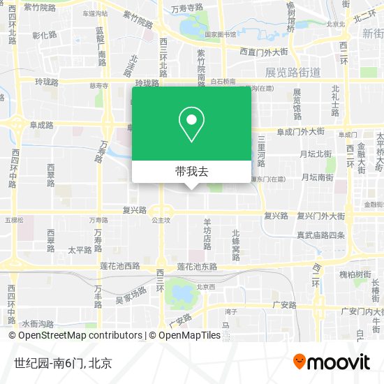 世纪园-南6门地图