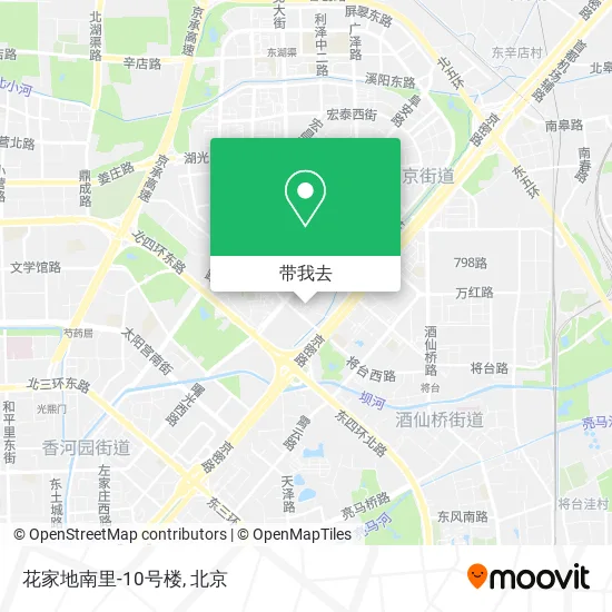 花家地南里-10号楼地图