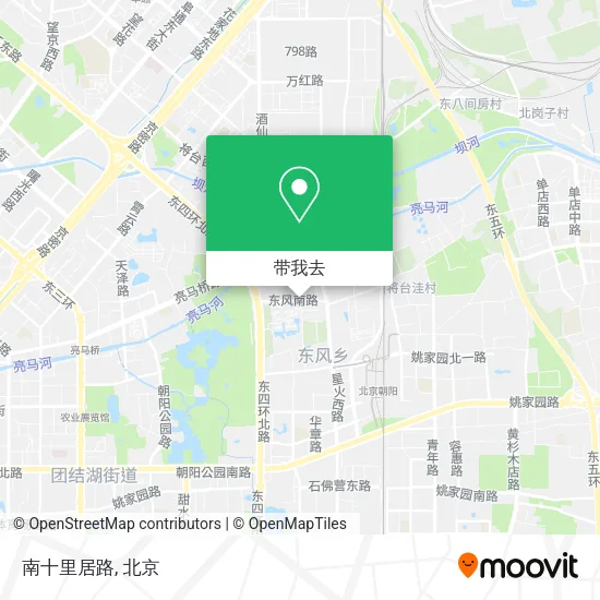 南十里居路地图