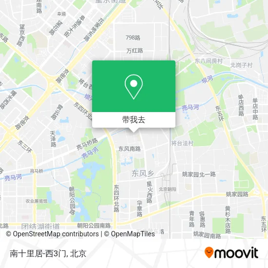 南十里居-西3门地图