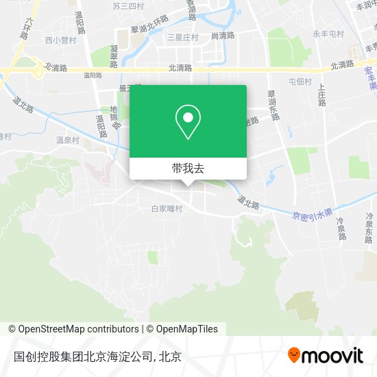 国创控股集团北京海淀公司地图