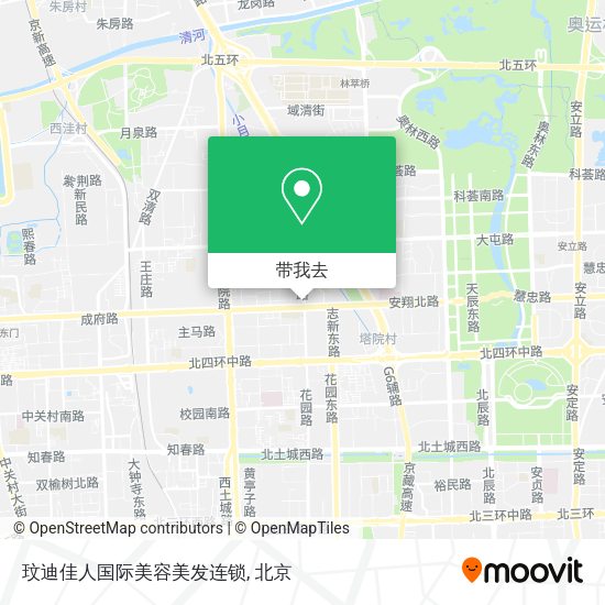 玟迪佳人国际美容美发连锁地图